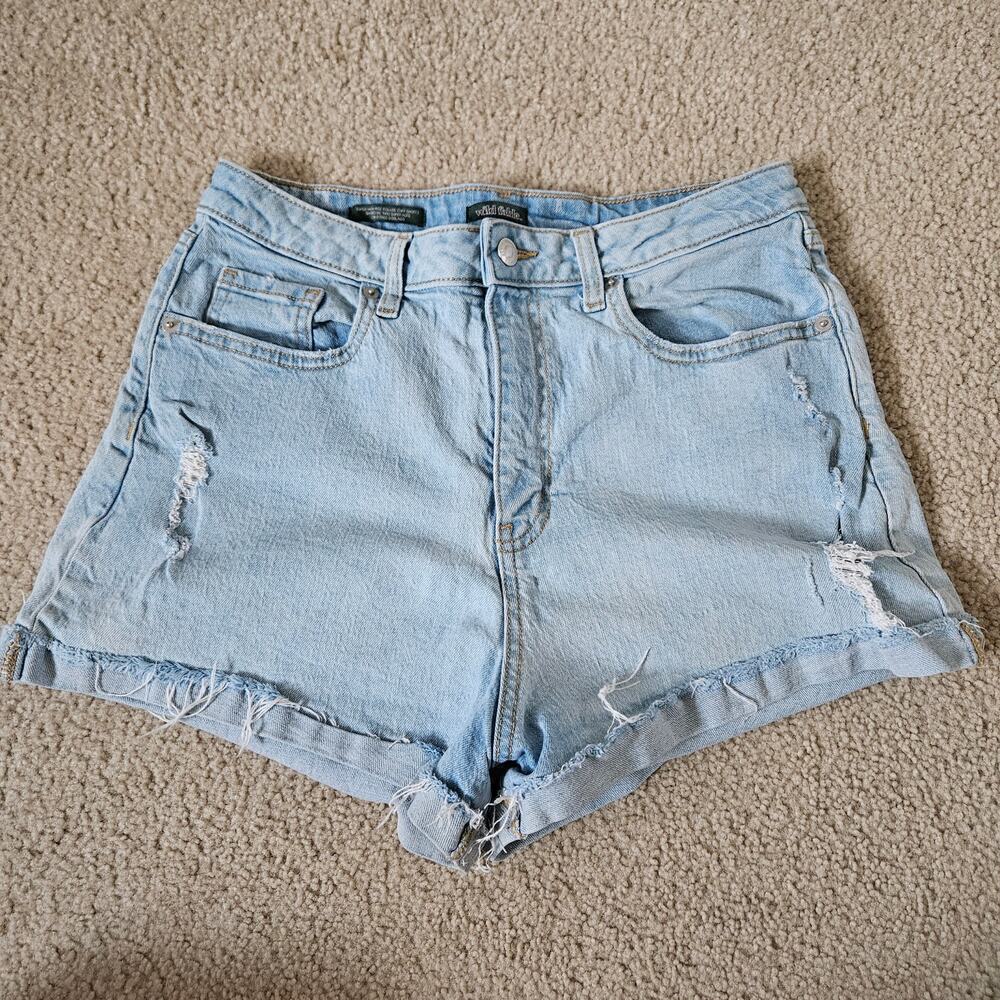 Wild fable super high rise rolled cuff shorts 10